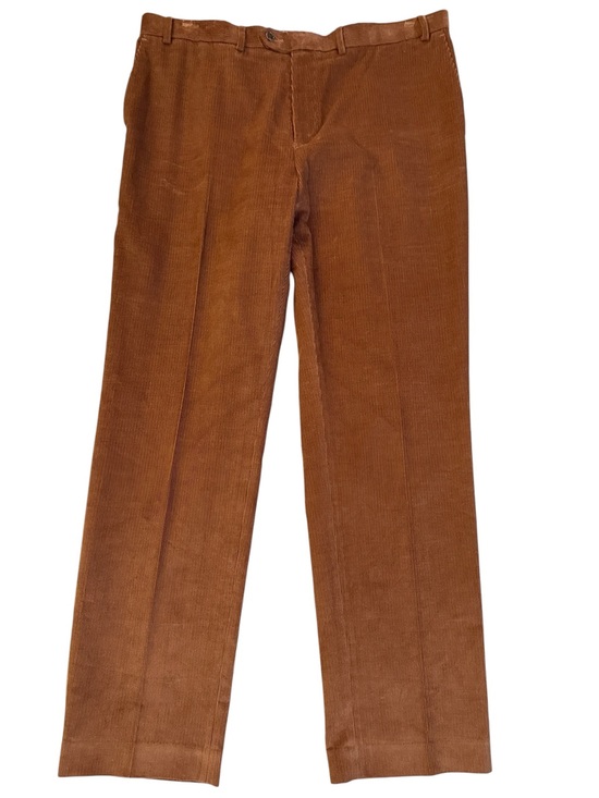Lauren Ralph Lauren Other - Lauren Ralph Lauren Chestnut Brown Corduroy Flat Front Trouser Pants 38x32